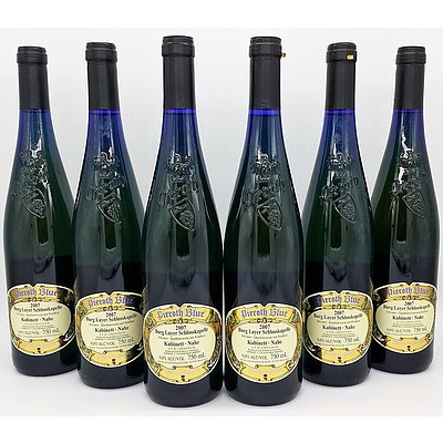 Lot of 6 Pieroth Blue 2007 Burg Layer Schlosskapelle Kabinett Nahe = RRP=$120.00