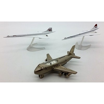 Lot of 3 Model Airplanes