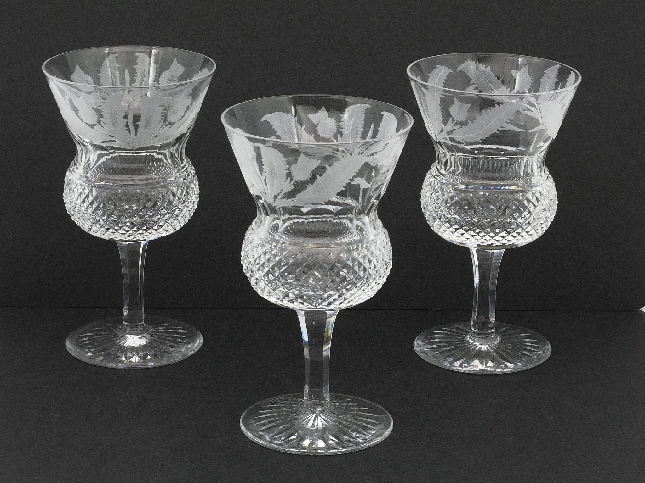 Three Edinburgh Crystal Port Glasses Lot 1009716 ALLBIDS