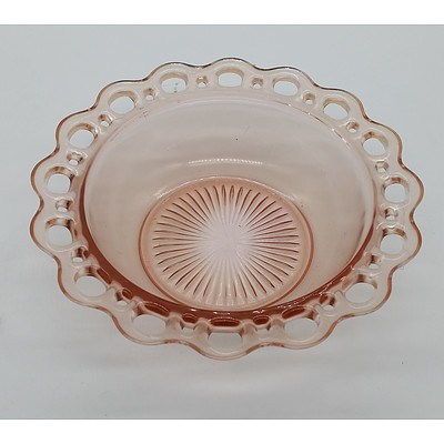 Group of Retro Molded Glass Bowls