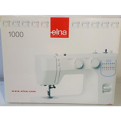 Elna 1000 Sewing Machine - Brand New