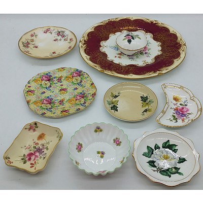Group of Various English Porcelain and Limoge