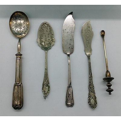 Large Group of Vintage Silver Plate and Other Flatware Including Grosvenor, Cavalier, Harris Miller & Co and More