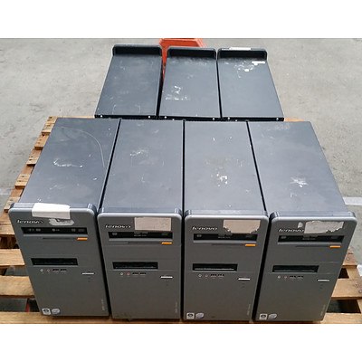 Lenovo 3000 J Series Core 2 Duo (E6300) 1.86GHz Computer - Lot of Seven
