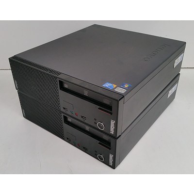 Lenovo ThinkCentre Core 2 Duo (E7500) 2.93GHz Computer - Lot of Two