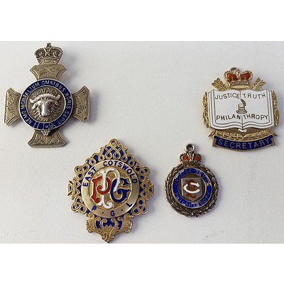 Royal Antediluvian Order of Buffaloes Masonic Medals