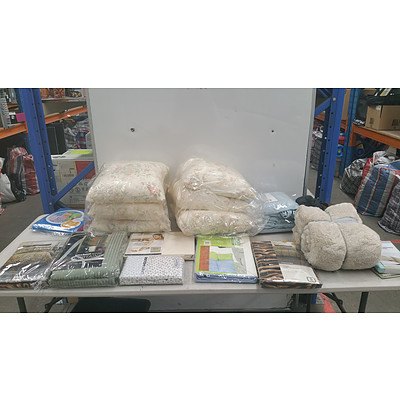 Bulk Lot of Brand New Manchester and Other Bedding Items - RRP $200