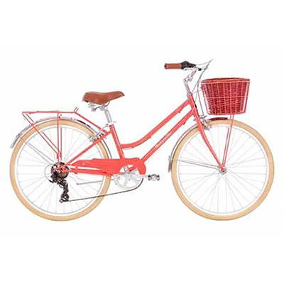 Malvern Star Bicycle, Wisp 1 Womans Heritage Bike in Watermelon, RRP $399