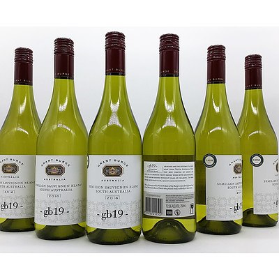 Lot of 6 Grant Burge Semillon Sauvignon Blanc 2016 = RRP=$120.00