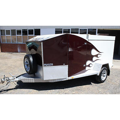 Custom Built Fully Enclosed Motor Cycle Trailer