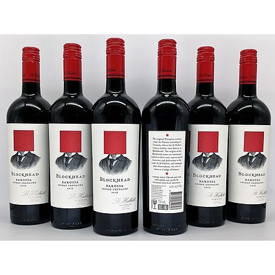 Lot of 6 St. Hallett's Blockhead Barossa Shiraz Grenache 2017 = RRP=$180.00