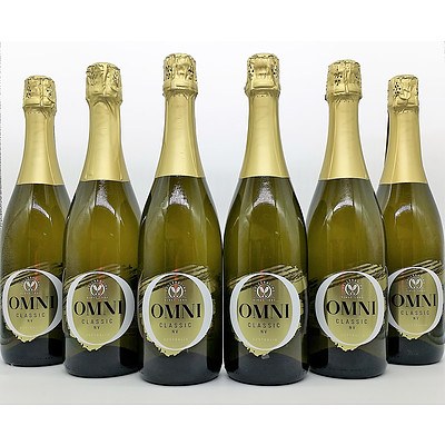 Lot of 6 Omni Classic Sparkling NV = RRP=$90.00