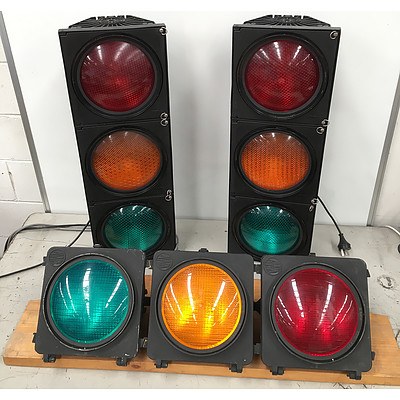Three AWA Traffic Signal Lights