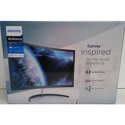 Philips Brilliance 279x 27-Inch Full HD Curved Widescreen LCD Monitor