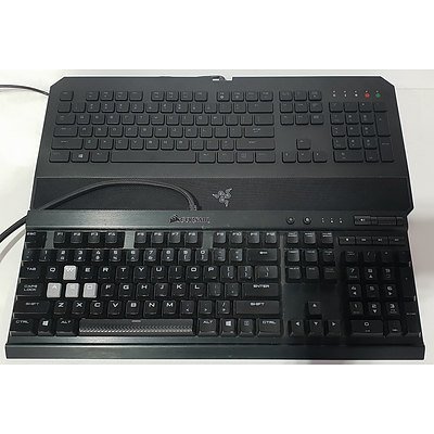 Corsair K70 LUX RGB and Razer Mechanical Gaming Keyboards