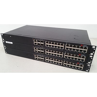 Brocade ICX 6450-24P Gigabit Switches - Lot of 3