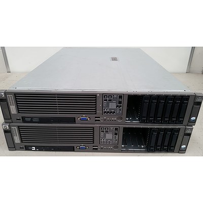 Hp DL380 G5 Dual Dual-Core Xeon 5160 3.0GHz 2 RU Servers - Lot of 2
