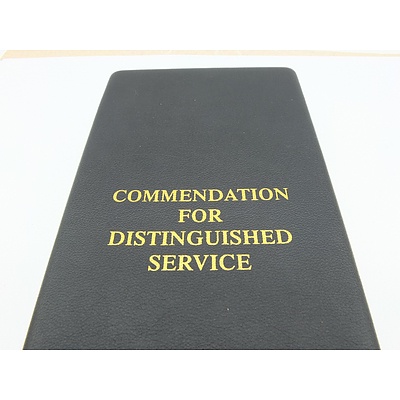 Commendation for Distinguished Service Ribbon Medal Set