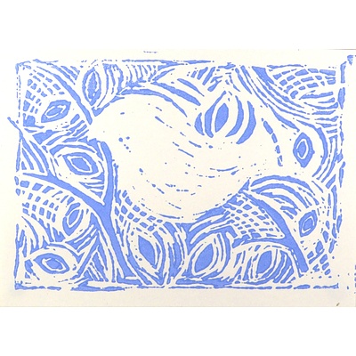 Postcard - Blue Dove