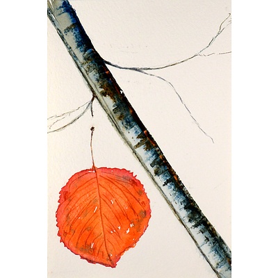 Postcard - Freedom of Autumn Leaf