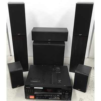 Pioneer Stereo Receiver System with Gale Speakers