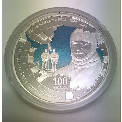 2009 1oz Pure Silver Commemorative Coloured Coin