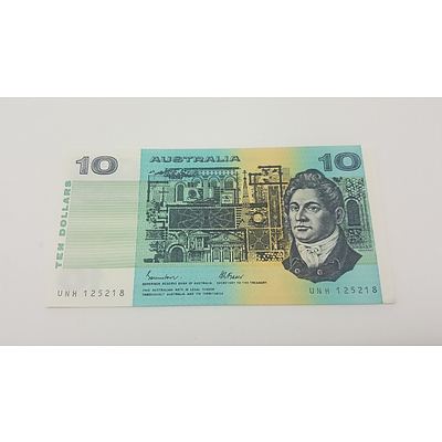 1985 Australian $10 Paper Note