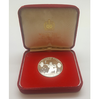 1976 Olympic Games Silver One Tala Proof Coin
