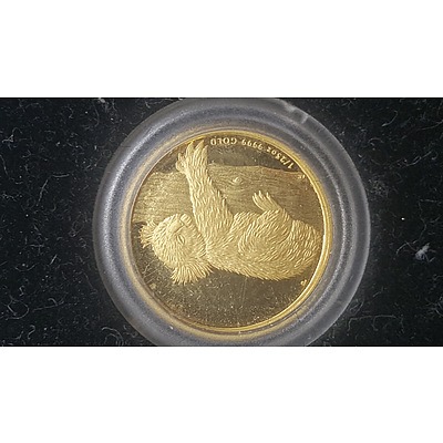 2012 1/25oz Koala Gold Proof Coin from the Australian Koala Gold Coin Series