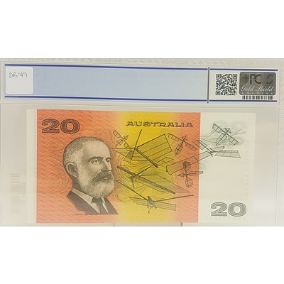 1986 Australian $20 Note PCGS Graded as Choice Extremely Fine 45