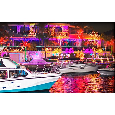 Christmas Lights Cruise for 6 people on Friday 14th December 2018 at 8:45pm