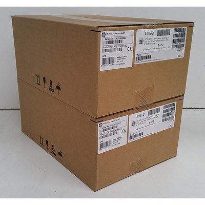 HP A7E32AA 90W Laptop Docking Station - Lot of Two *BRAND NEW / ORP: $279.00 each