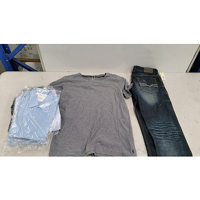 Bulk Lot of Brand New Men's Clothing - RRP $400