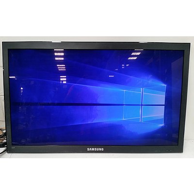 Samsung 400EX & DM40E 40-Inch LCD Display Screens - Lot of Three