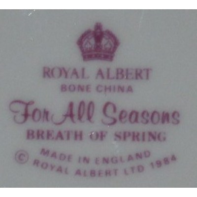 Royal Albert Bone China Plate With Breath of Spring Design