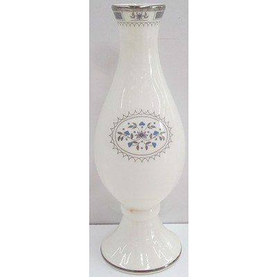 Royal Doulton Glazed Vase With Floral Pattern