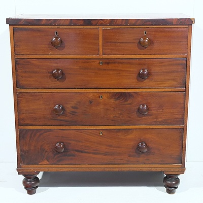 Late Victorian Mahogany Chest of Drawers