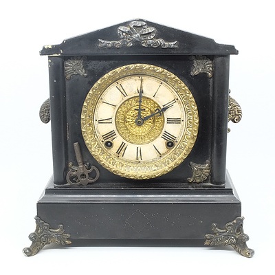 E Ingraham and Co Bristol USA Mantle Clock