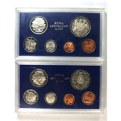Two Australian Mint Proof Sets - 1981 & 1984