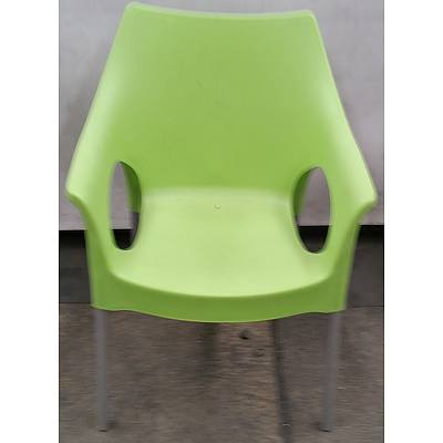 Sigtah - Pistachio Cafe Chairs - Lot of 11