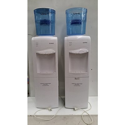 Two Lumina LM-FWC-FBOT4 Water Coolers