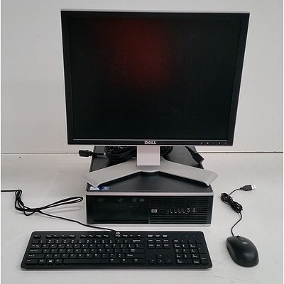 HP Compaq 8000 Elite Small Form Factor Pentium Dual-Core (E6700) 3.20GHz with 20 Inch LCD Monitor