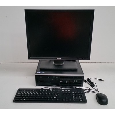 HP Compaq 8000 Elite Small Form Factor Pentium Dual-Core (E6700) 3.20GHz with 20 Inch LCD Monitor