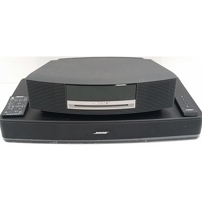 Bose Waves Digital Music System and Bose Solo TV Sound System