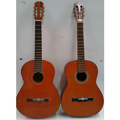 Six String Acoustic Guitars - Lot of Two