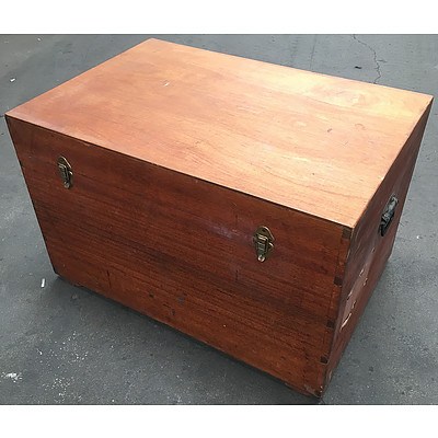 Large Hand-Crafted Chest with Dovetail Joints