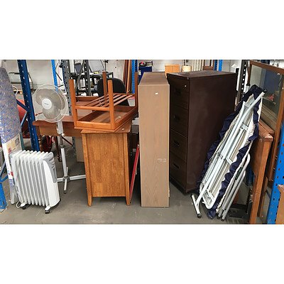 Large Assortment of Household and Office Furniture, Homewares and More