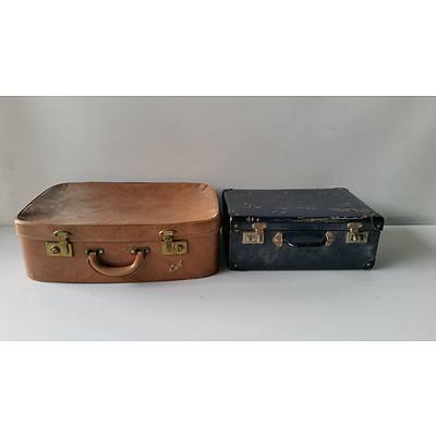 Four Retro Suitcases