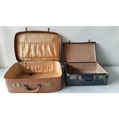 Four Retro Suitcases