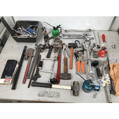 Large Assortment of Tools and Hardware